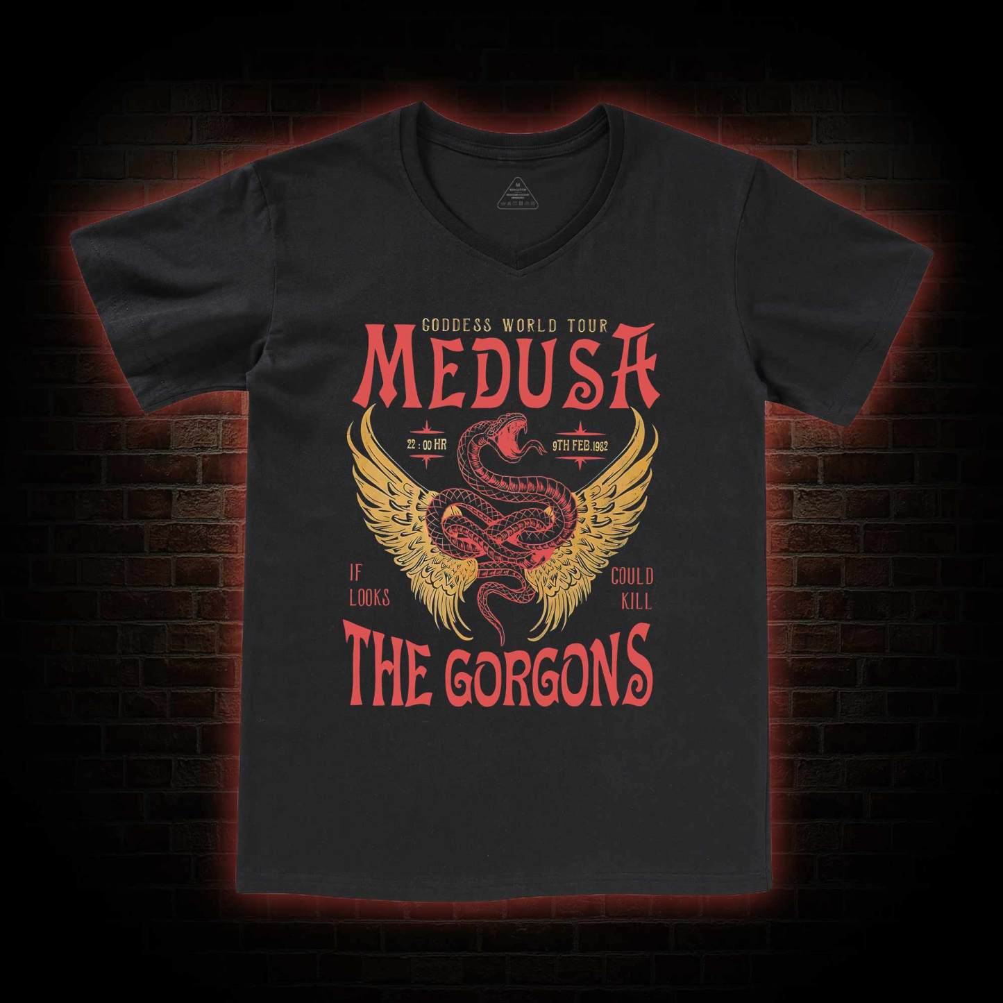 Medusa V-Neck Classic T-Shirt