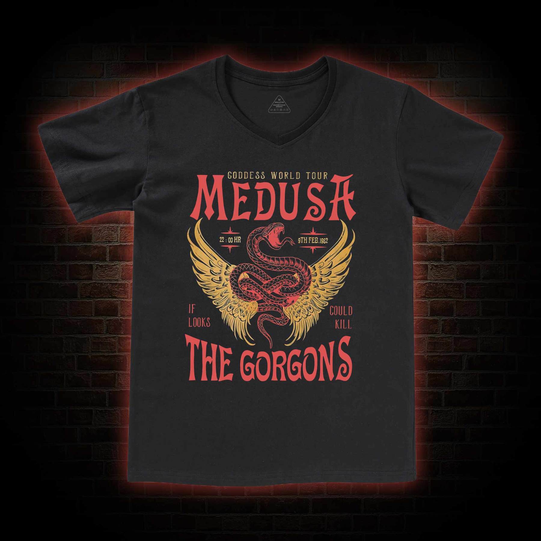 Medusa V-Neck Classic T-Shirt