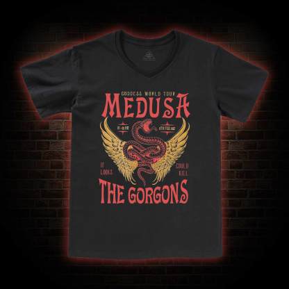 Medusa V-Neck Classic T-Shirt