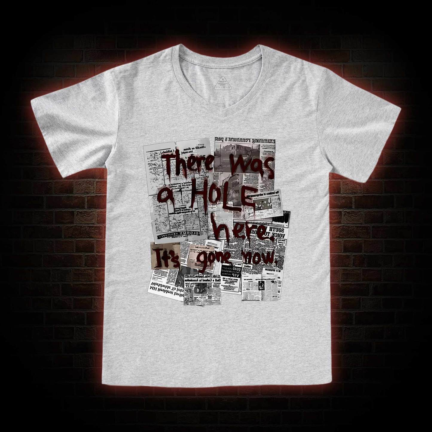 There Was a Hole V-Neck Classic T-Shirt