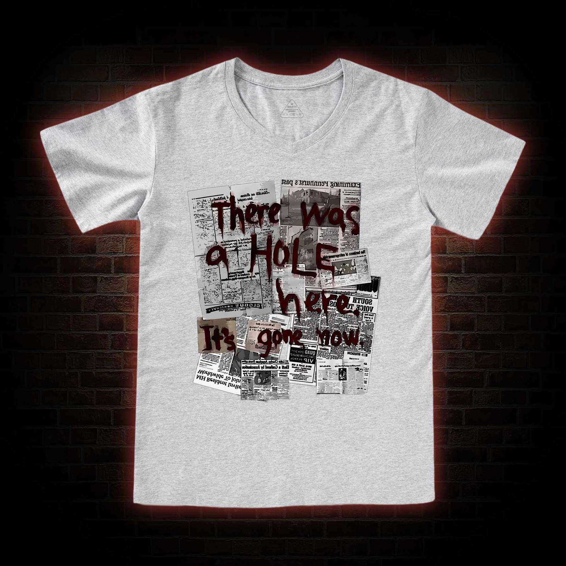 There Was a Hole V-Neck Classic T-Shirt