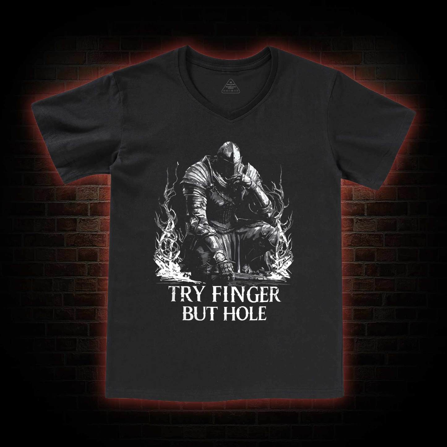  Try Finger but Hole V-Neck Classic T-Shirt