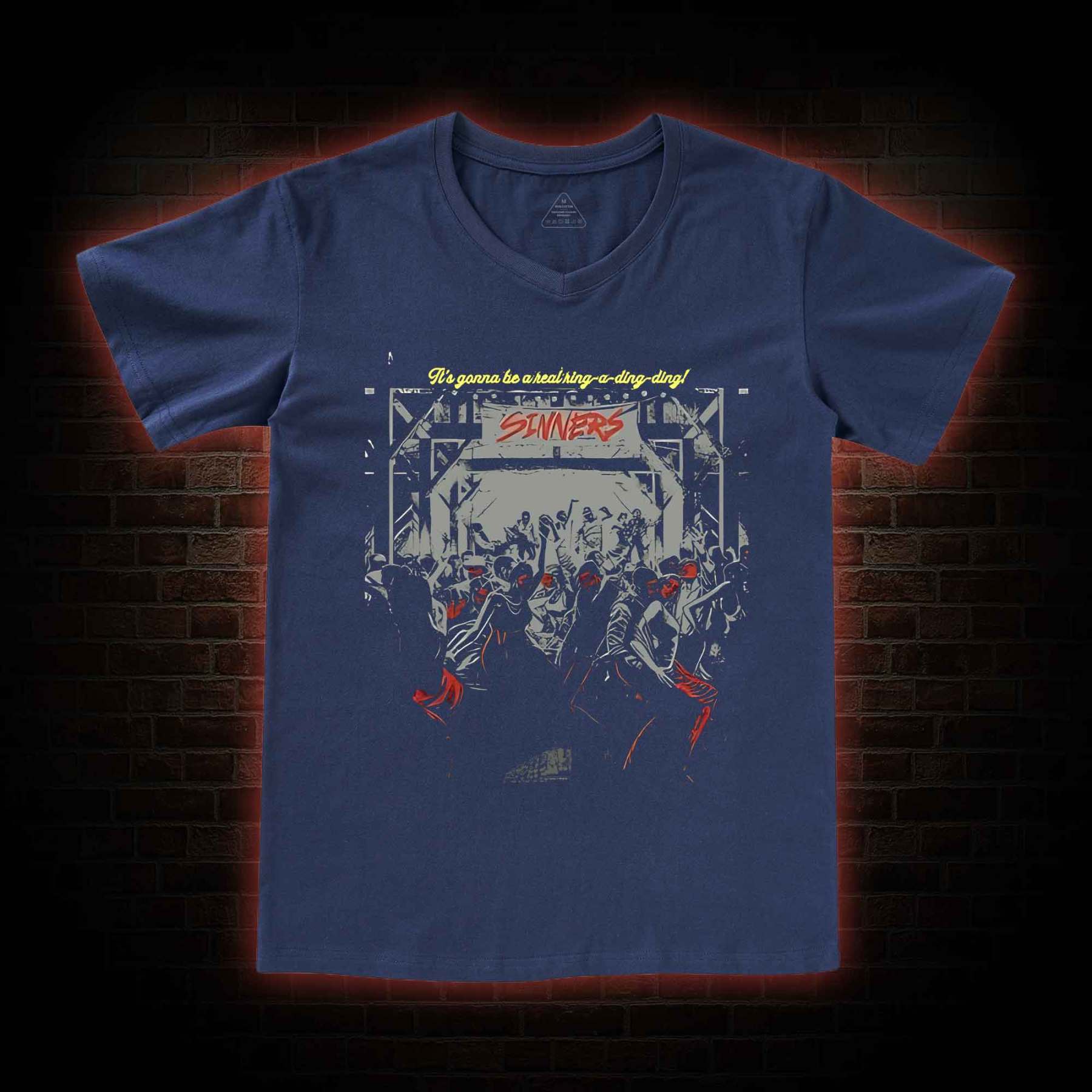 It's Gonna be Real Ring-a-ding-ding V-Neck Classic T-Shirt