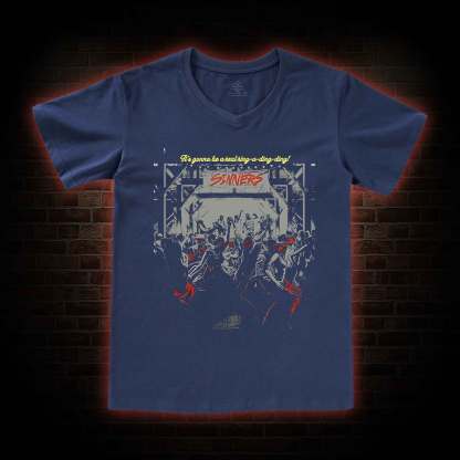 It's Gonna be Real Ring-a-ding-ding V-Neck Classic T-Shirt