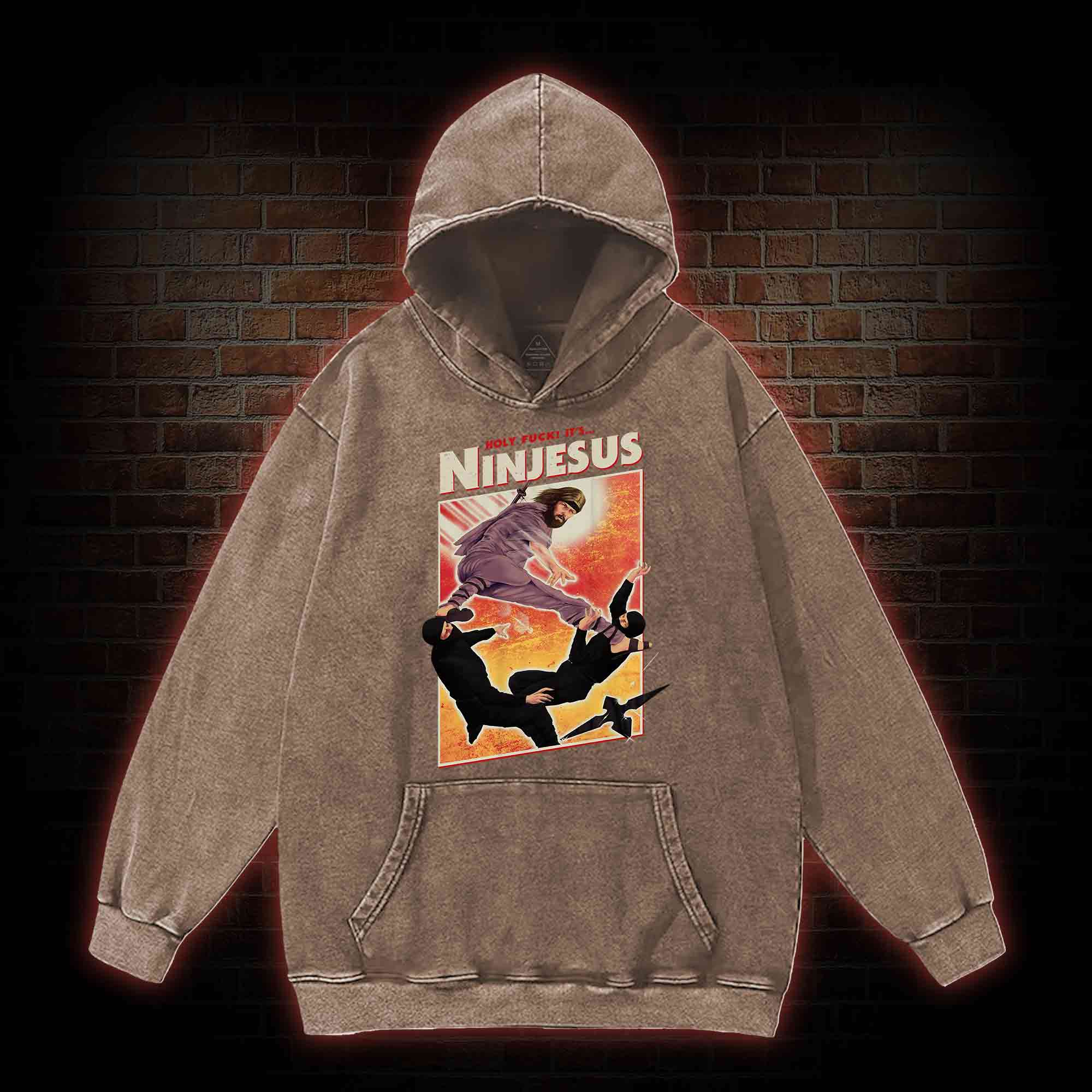 Ninjesus Washed Hoodie