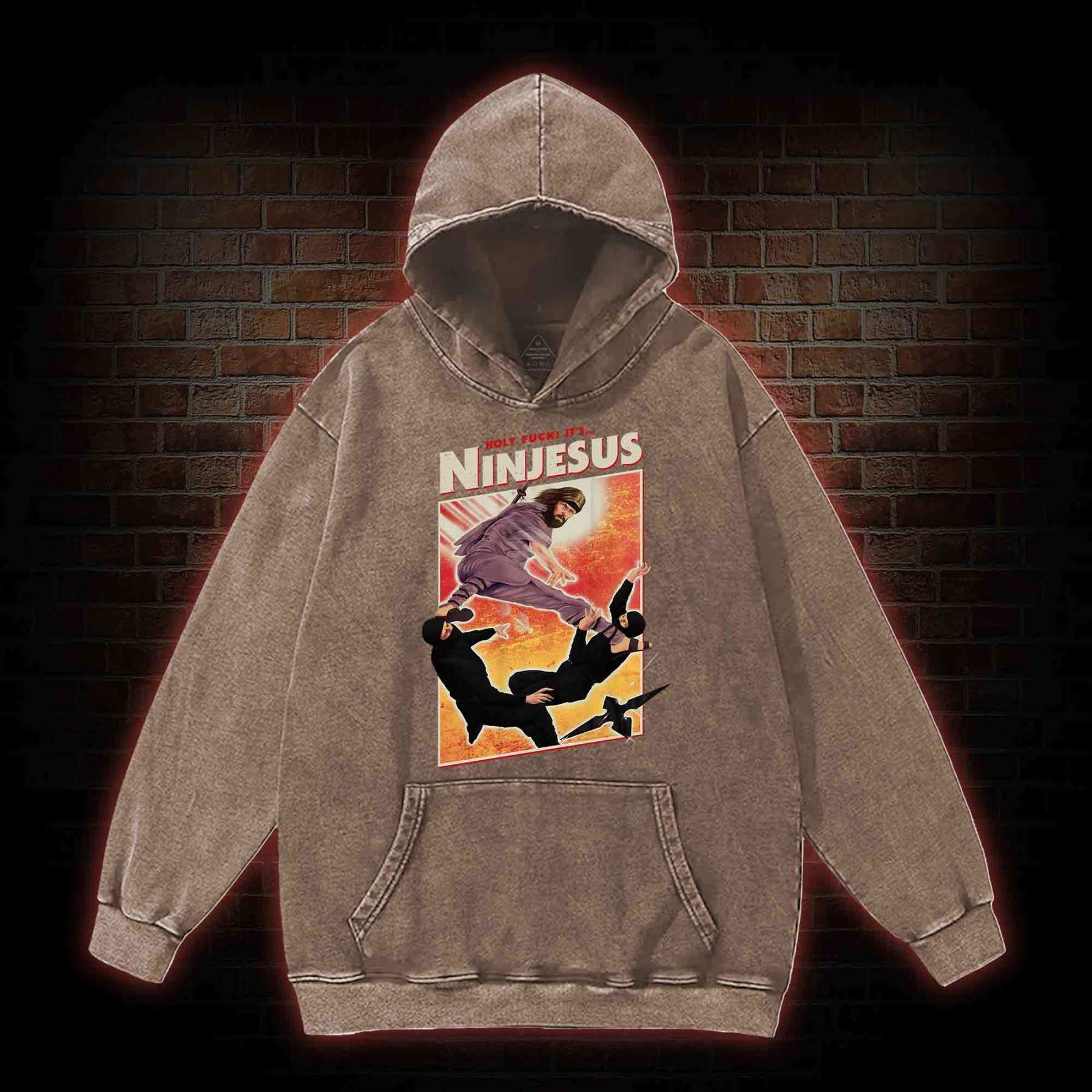 Ninjesus Washed Hoodie