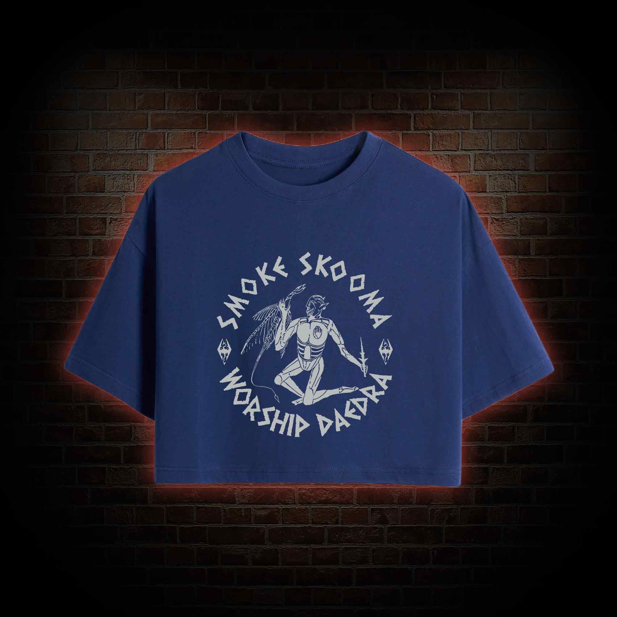 Smoke Skooma Worship Daedra Crop Top