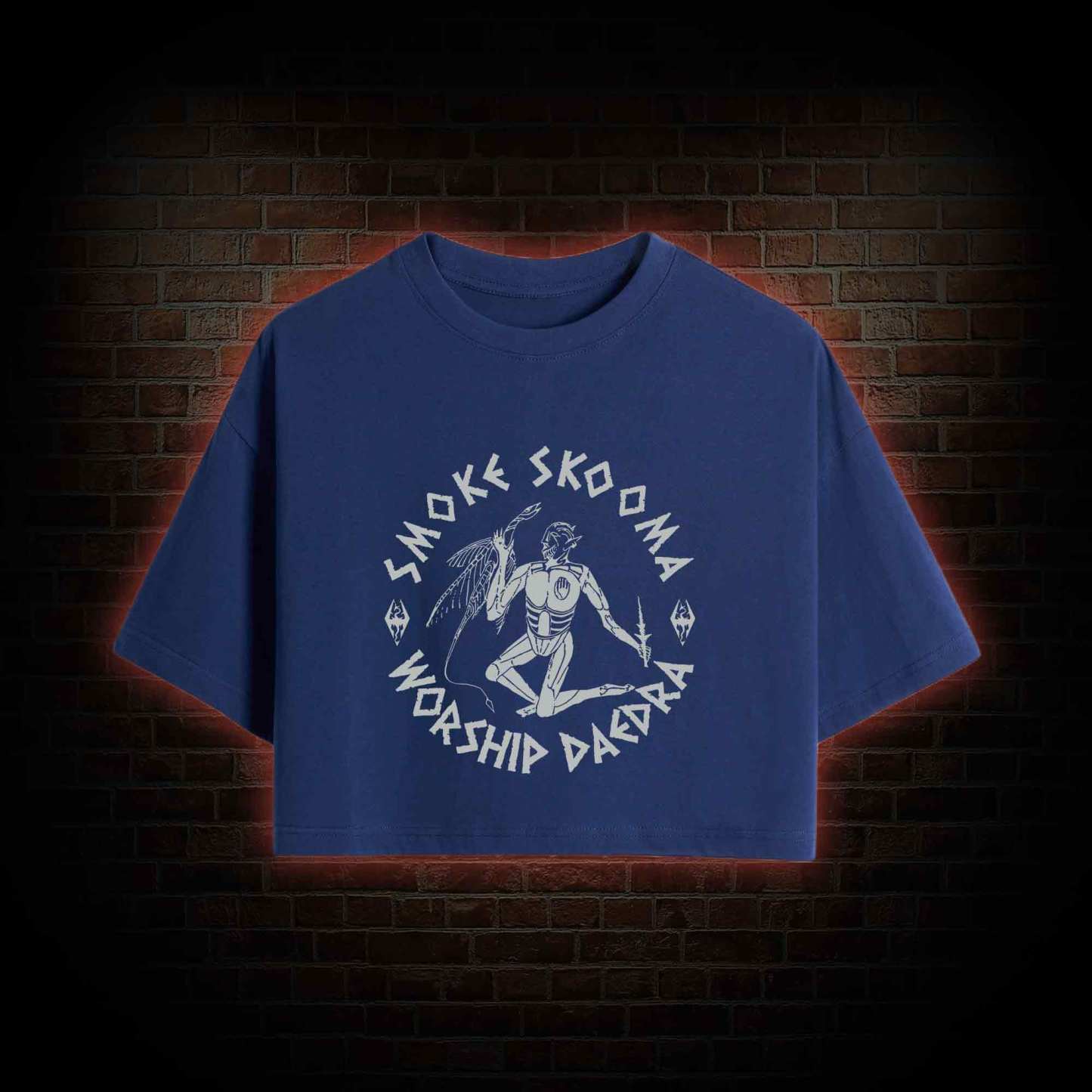 Smoke Skooma Worship Daedra Crop Top