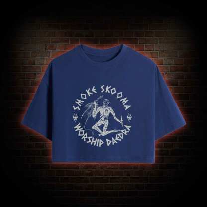 Smoke Skooma Worship Daedra Crop Top