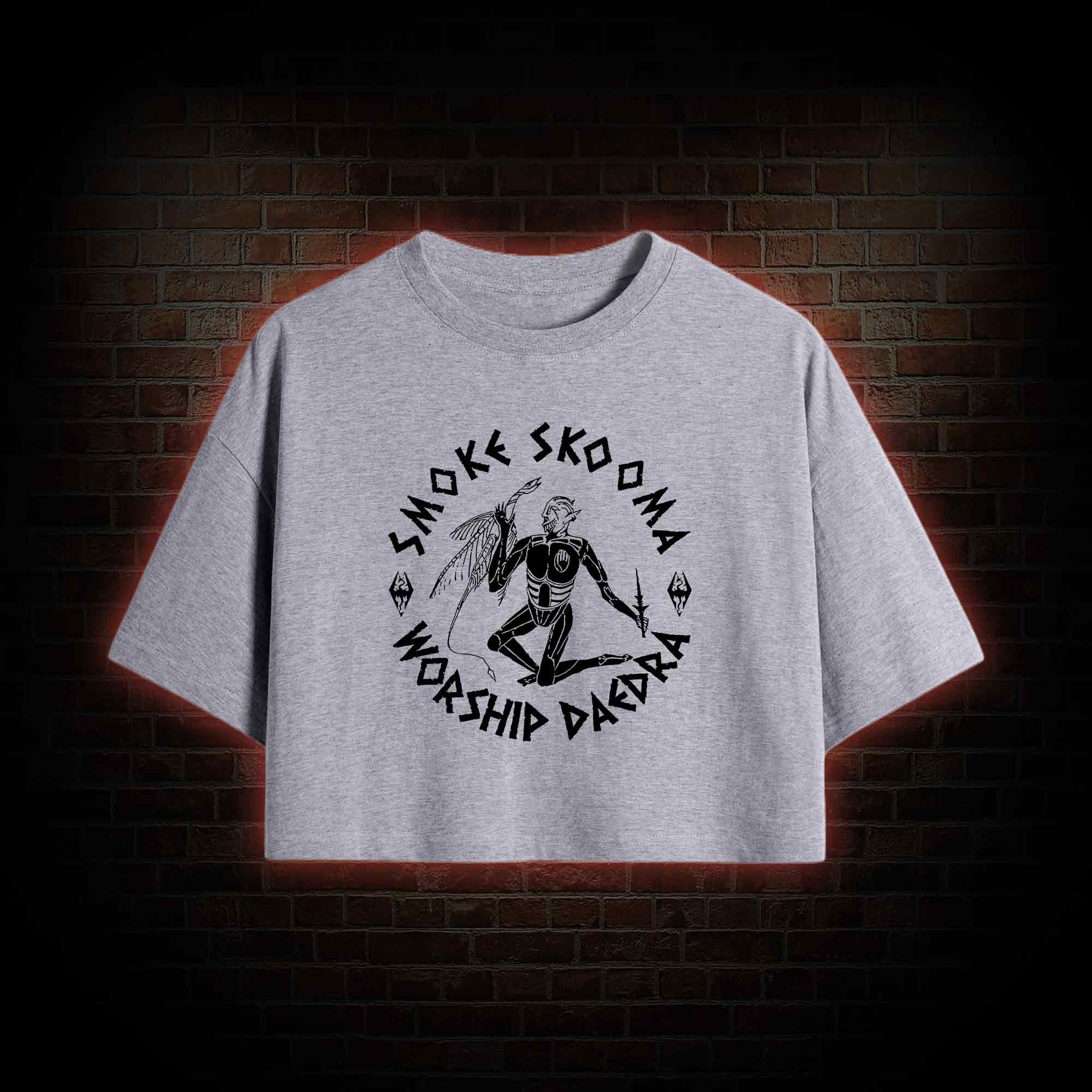 Smoke Skooma Worship Daedra Crop Top