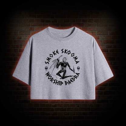 Smoke Skooma Worship Daedra Crop Top