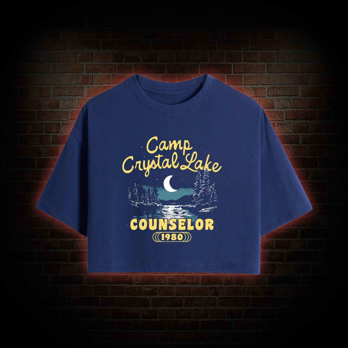 Camp Crystal Lake Counselor Crop Top