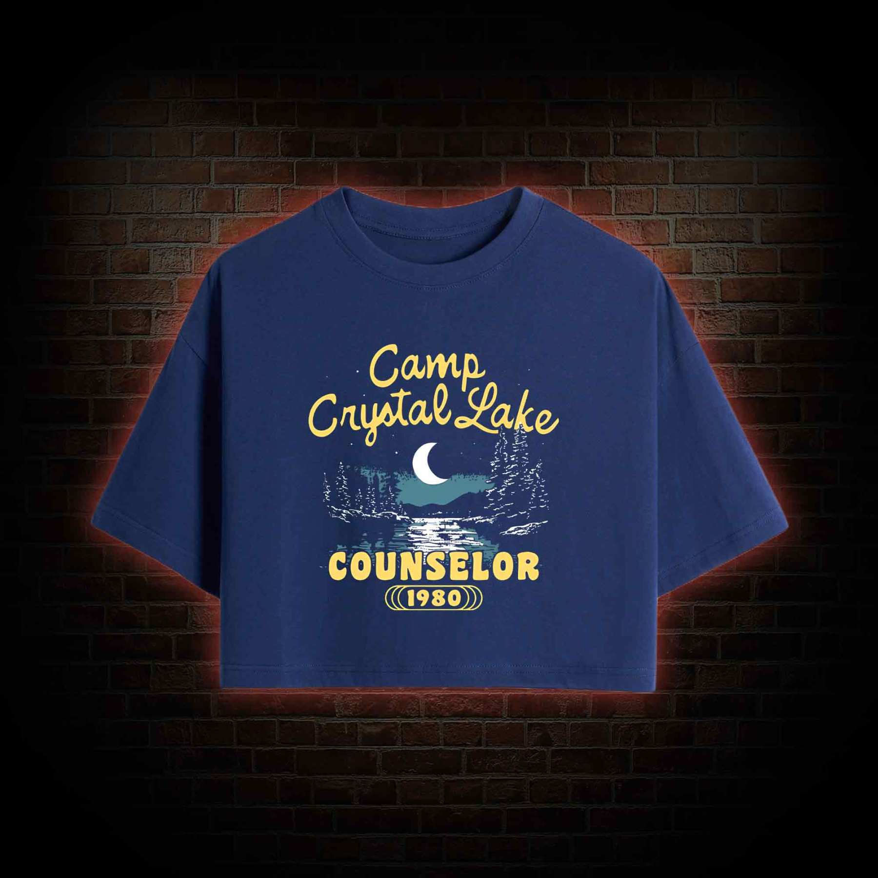 Camp Crystal Lake Counselor Crop Top