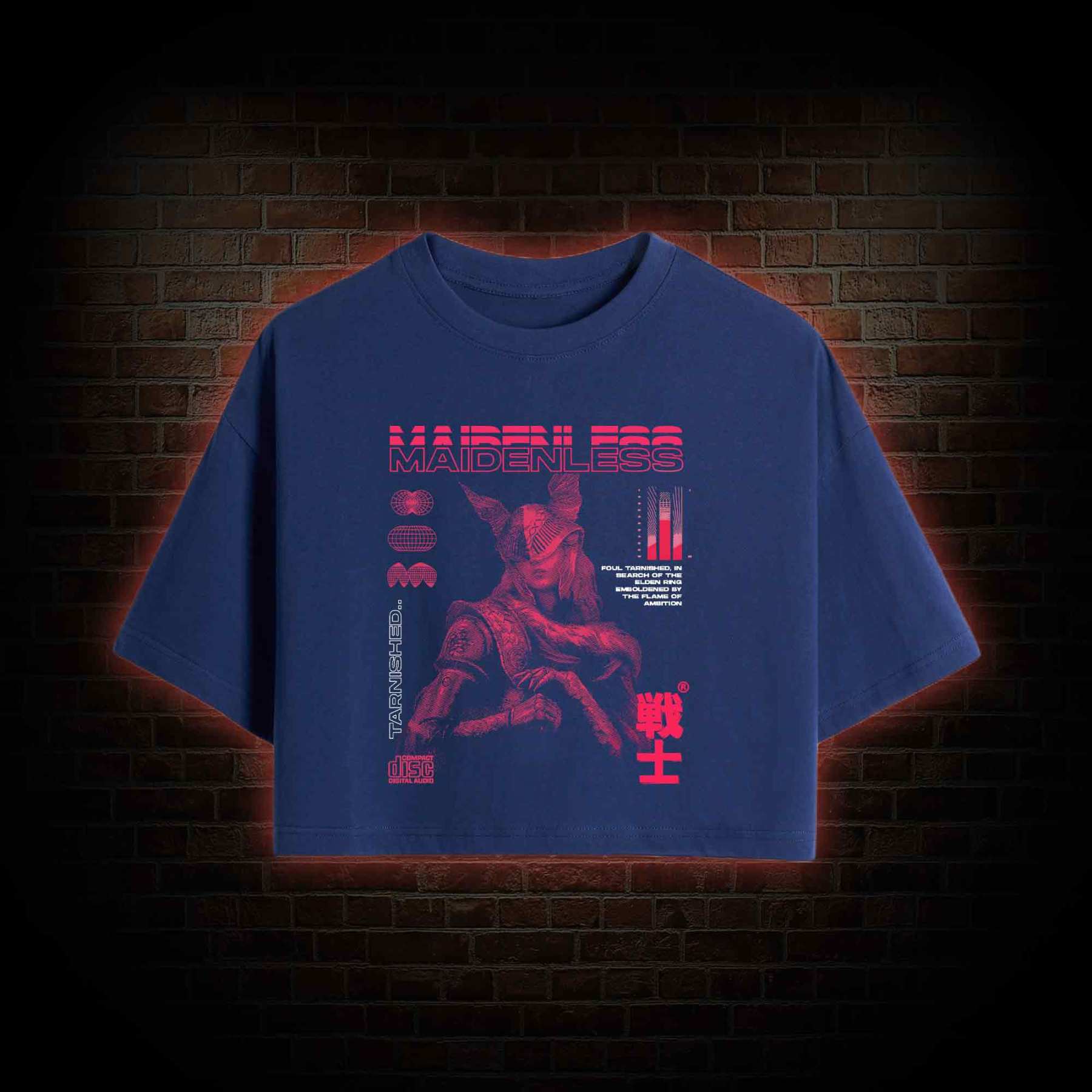 Maidenless Warrior Crop Top