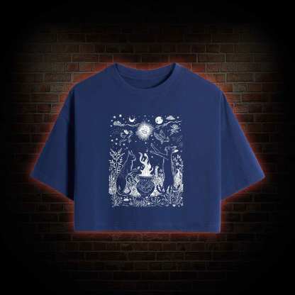 Celestial Cat Crop Top