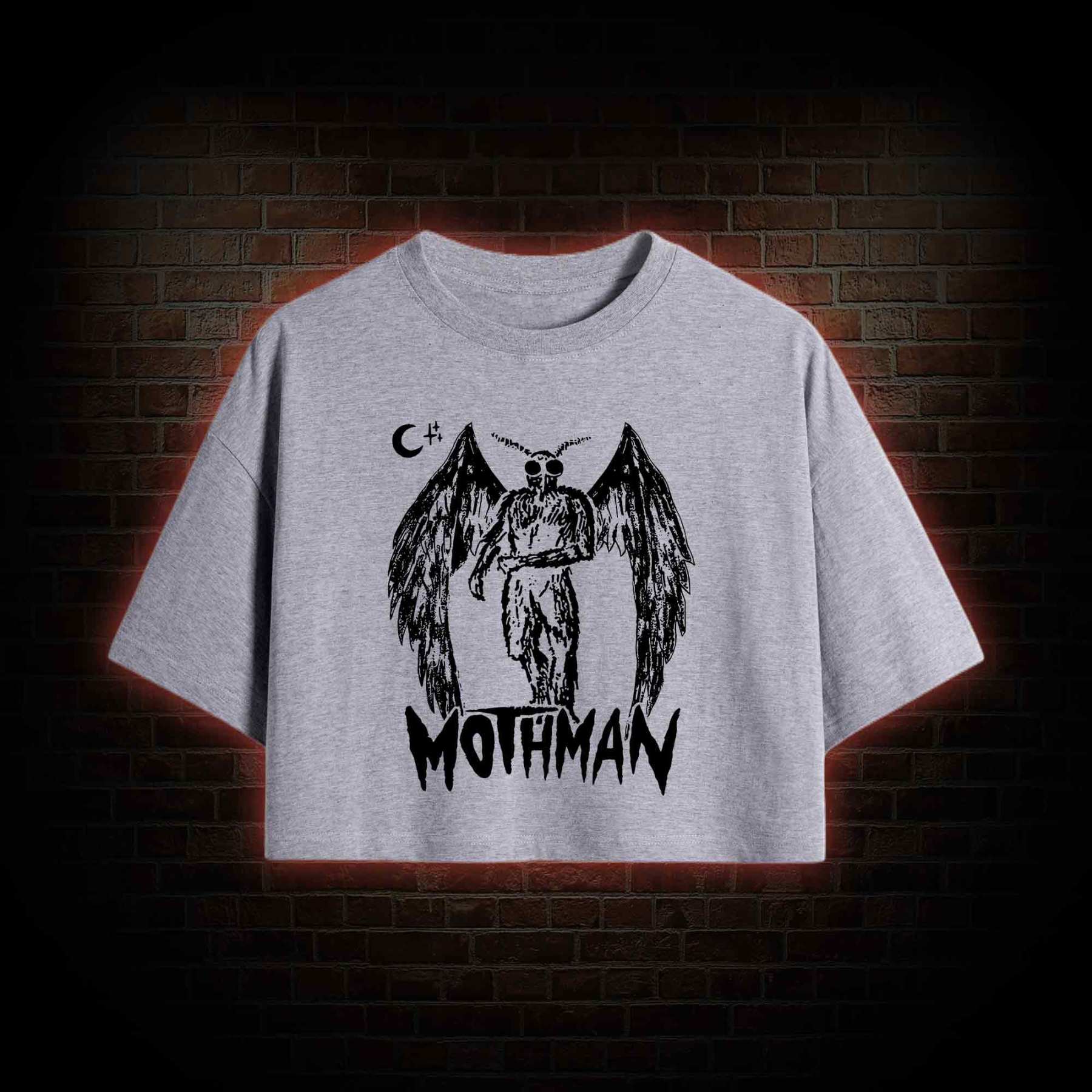 Mothman Crop Top