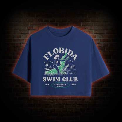 Florida Swim Club Crop Top