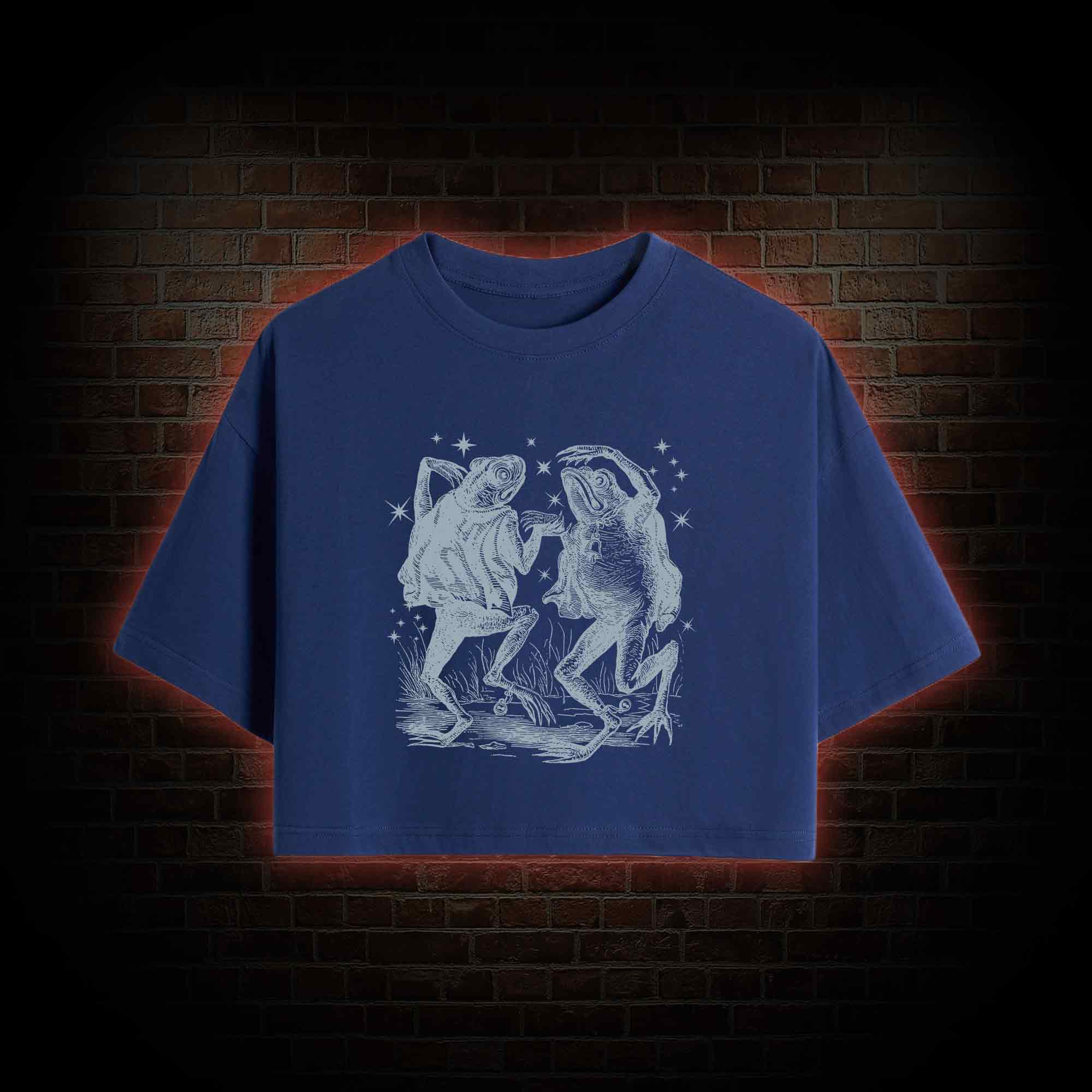 Dancing Frogs Crop Top