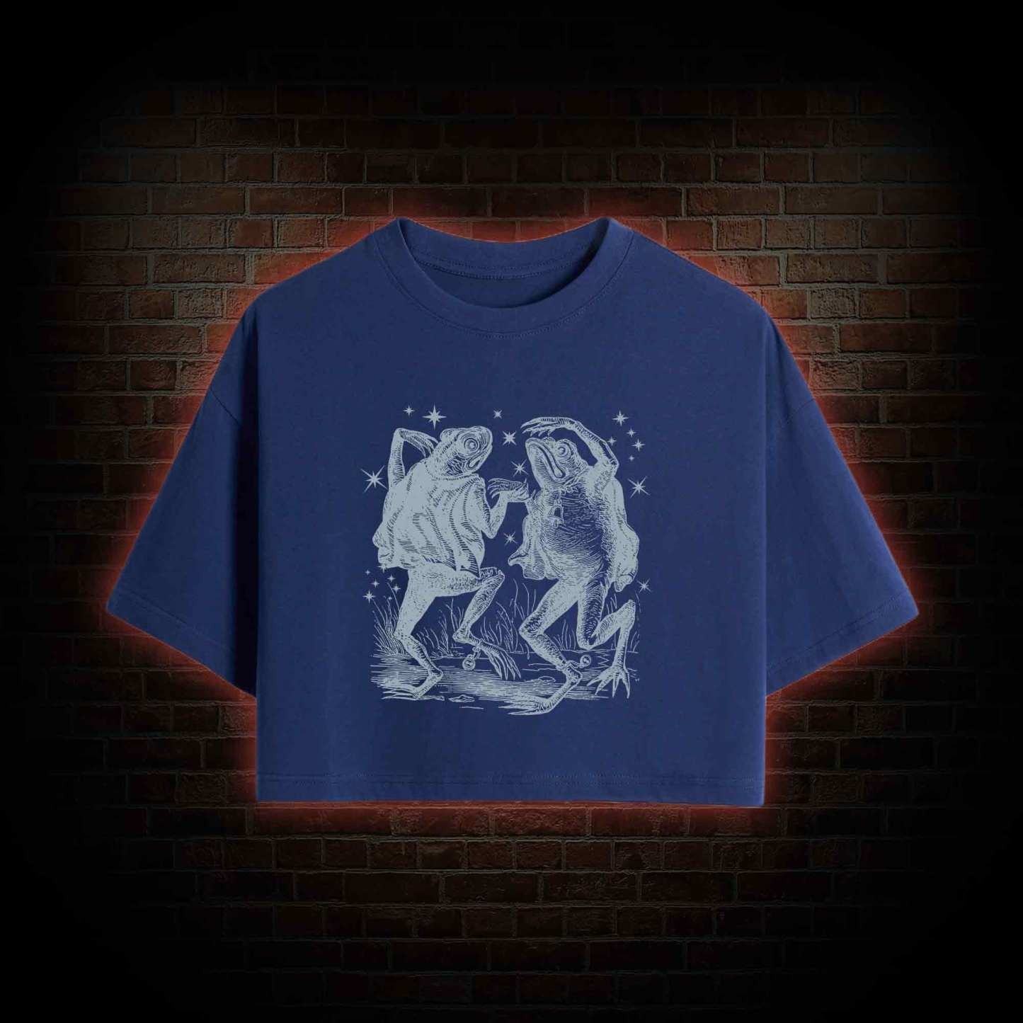 Dancing Frogs Crop Top