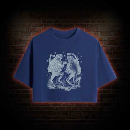 Dancing Frogs Crop Top