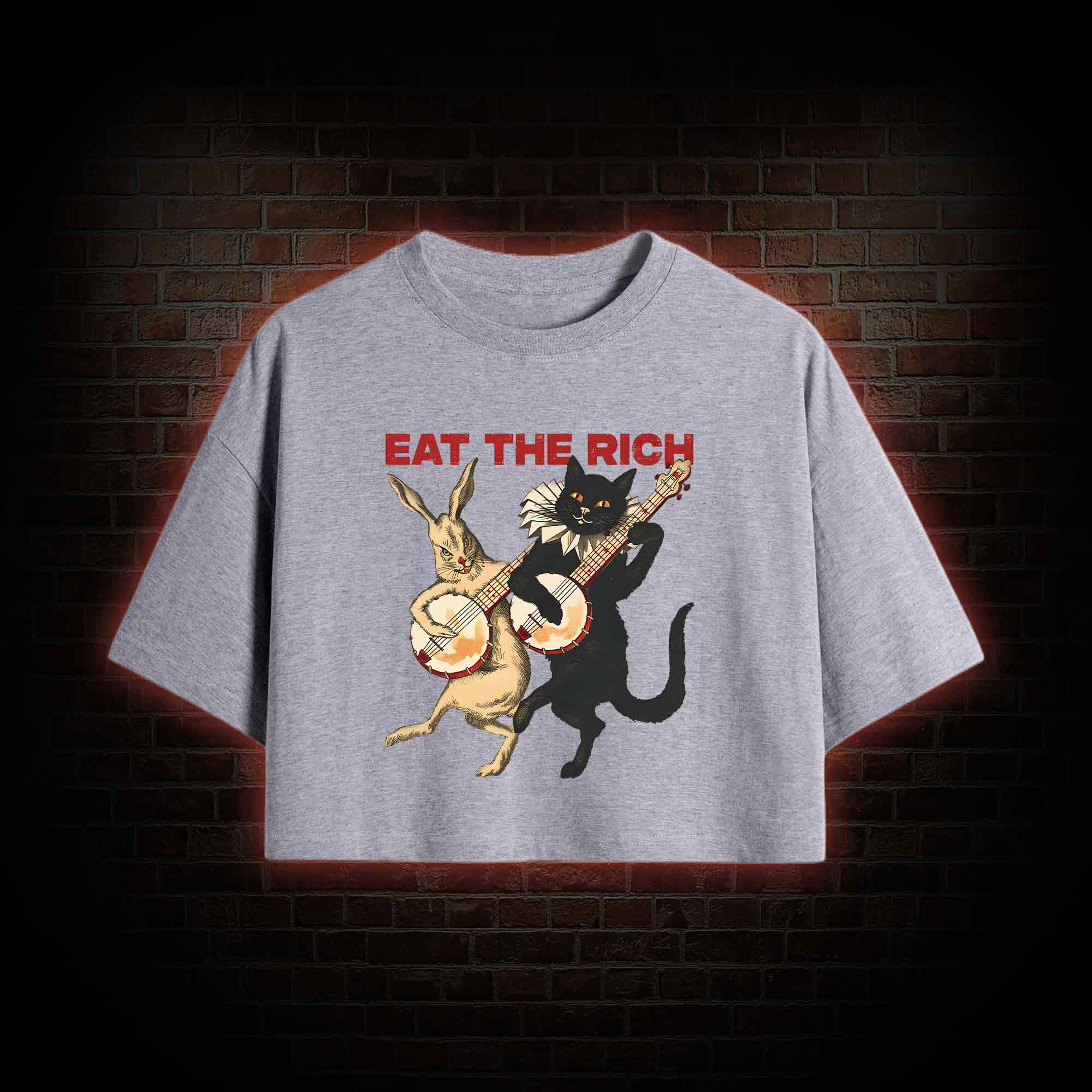 Eat The Rich Crop Top