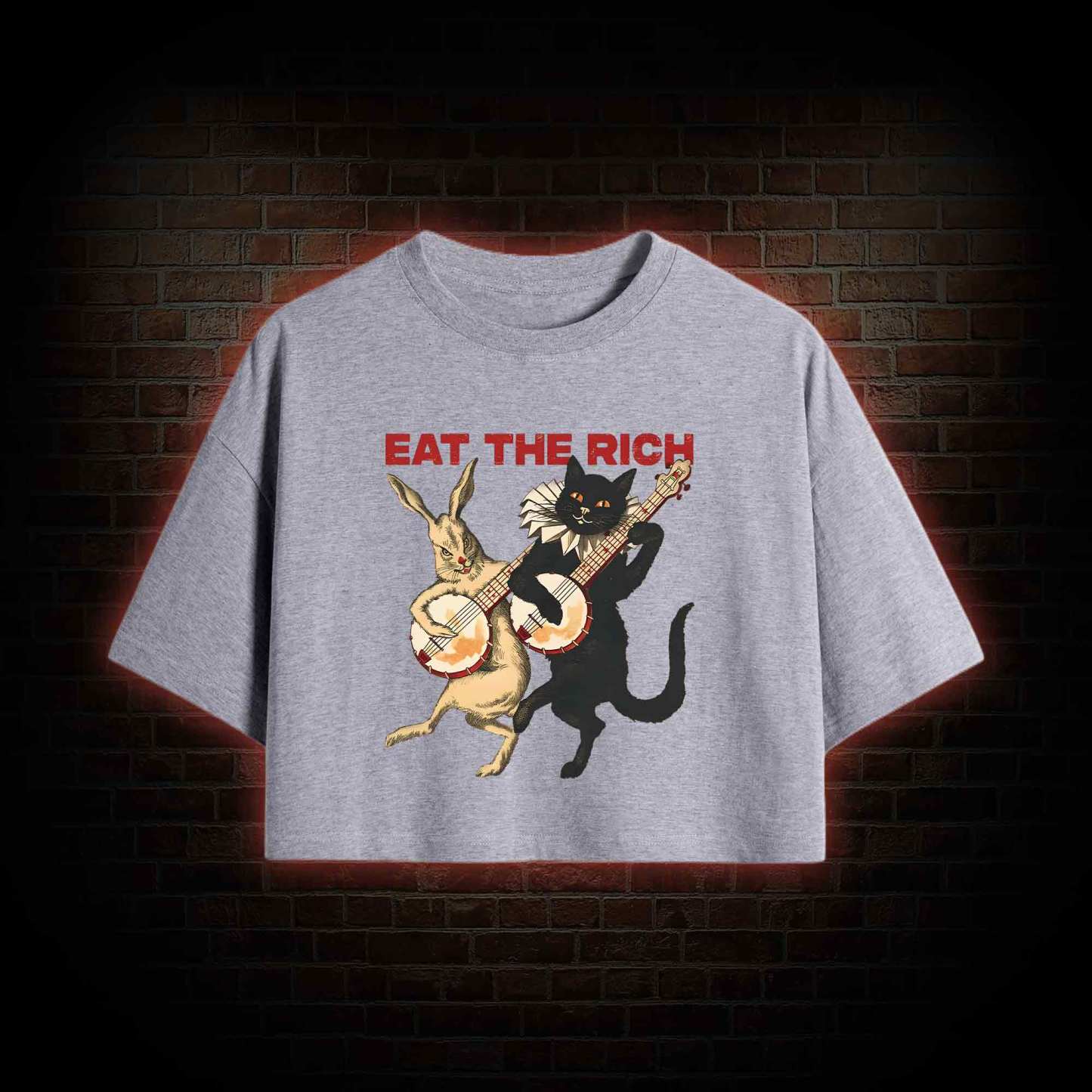 Eat The Rich Crop Top