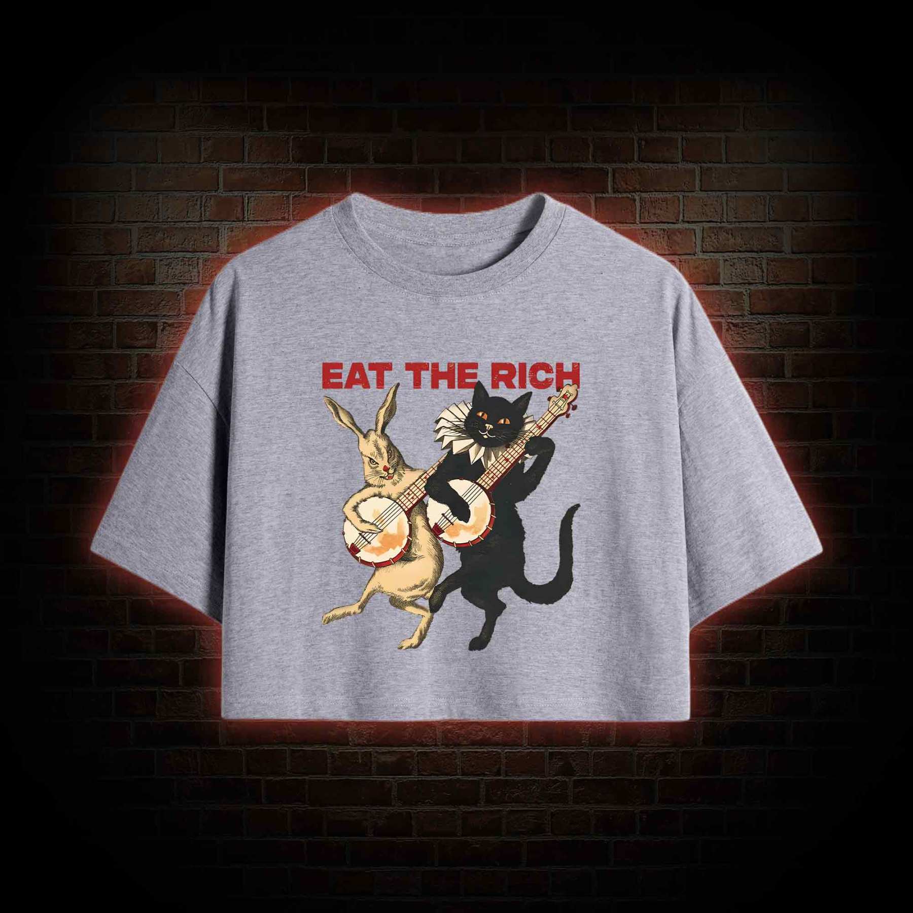 Eat The Rich Crop Top