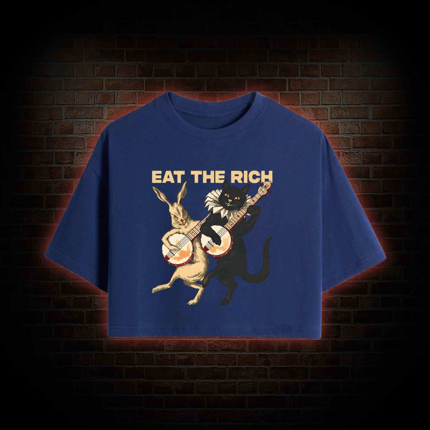 Eat The Rich Crop Top