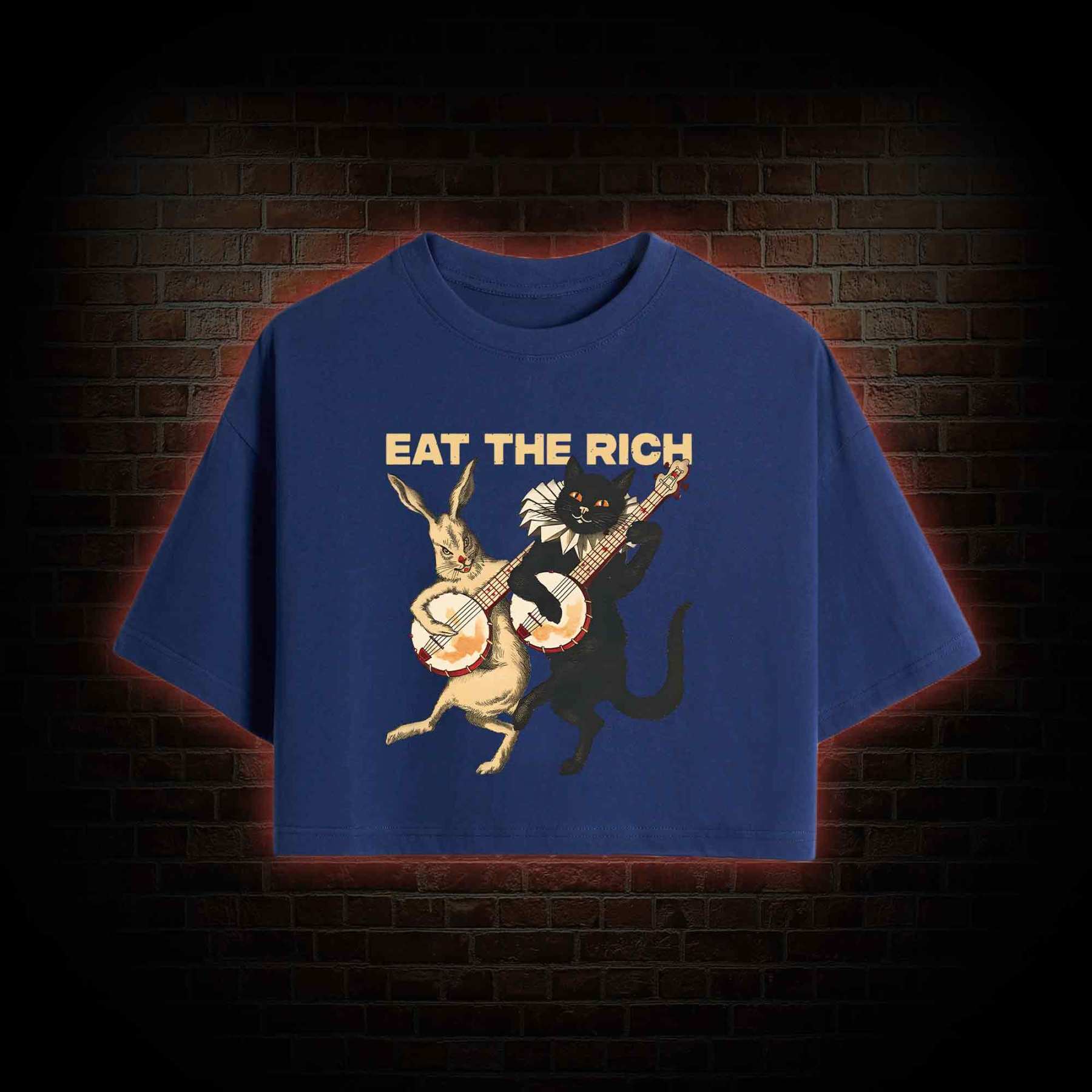 Eat The Rich Crop Top