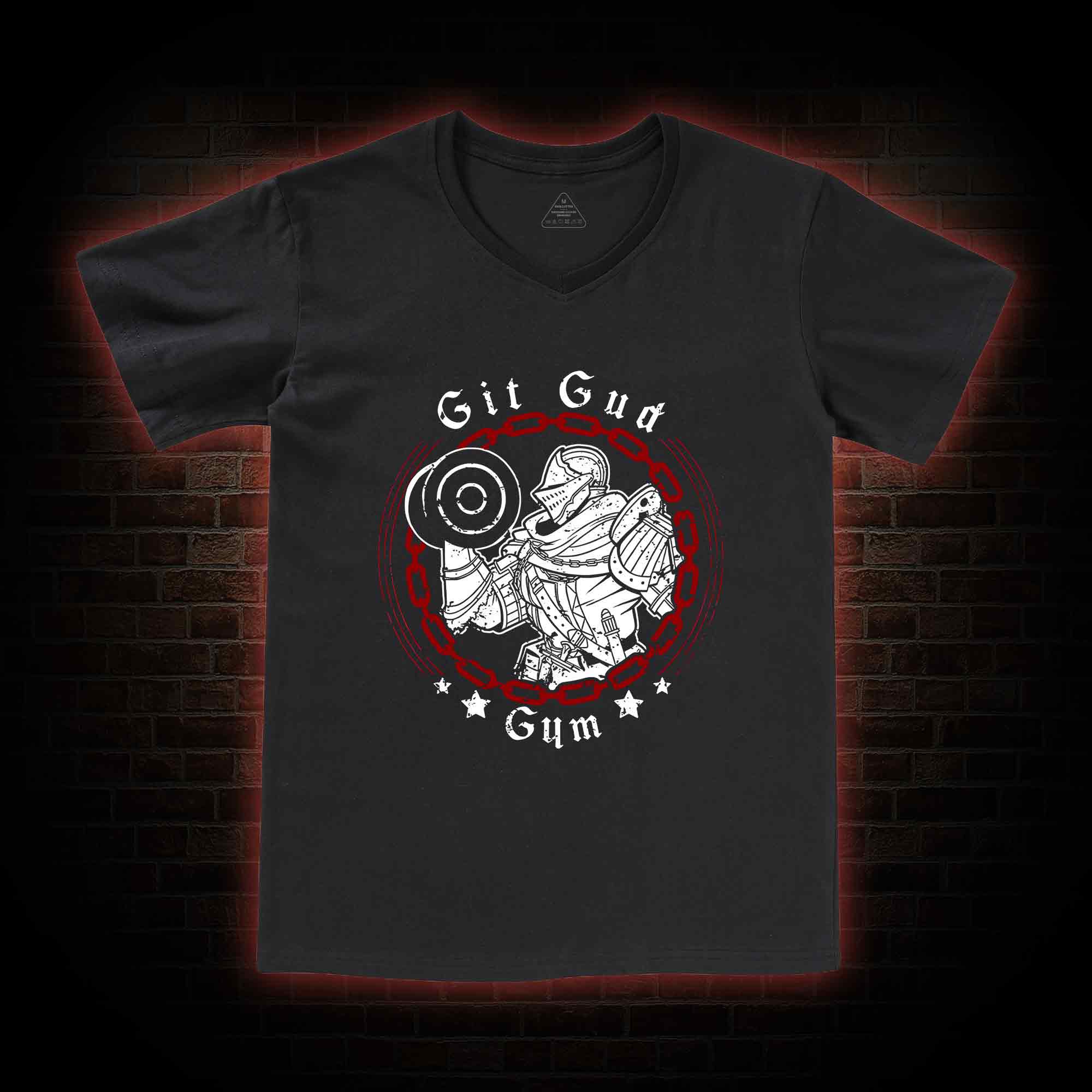 Git Gud Gym V-Neck Classic T-Shirt