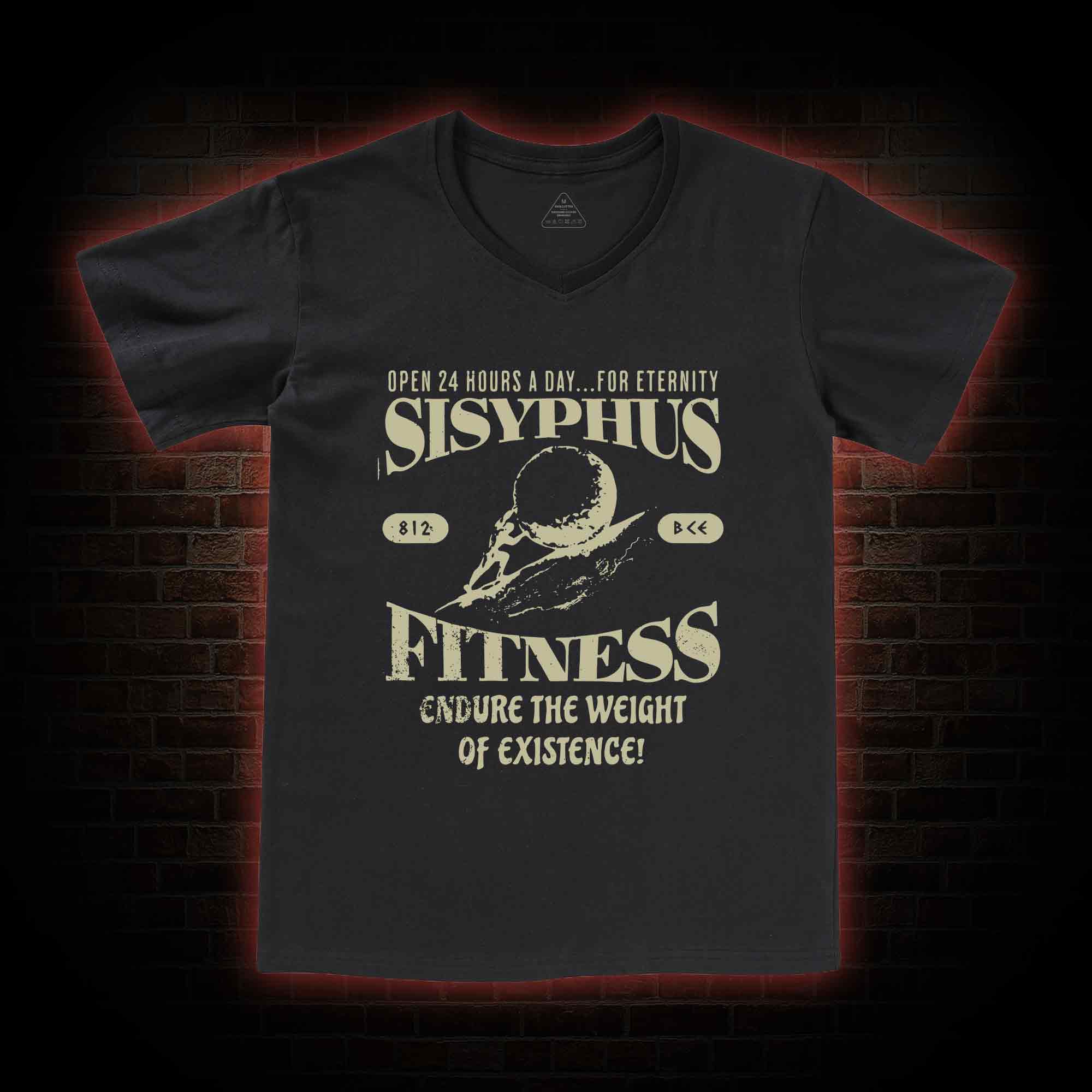 Sisyphus Fitness V-Neck Classic T-Shirt
