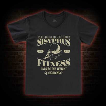 Sisyphus Fitness V-Neck Classic T-Shirt
