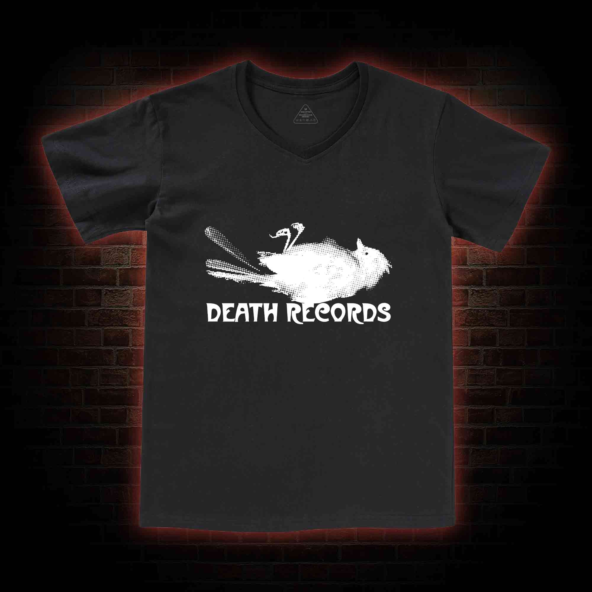 Death Records V-Neck Classic T-Shirt