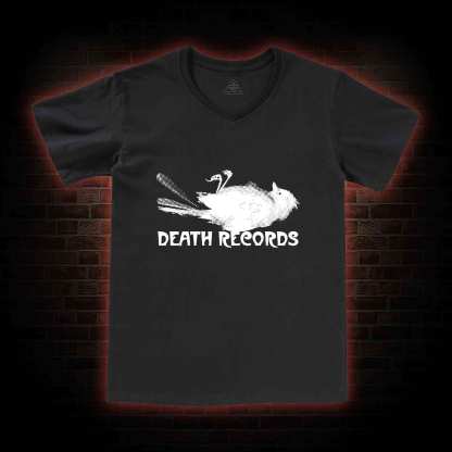Death Records V-Neck Classic T-Shirt