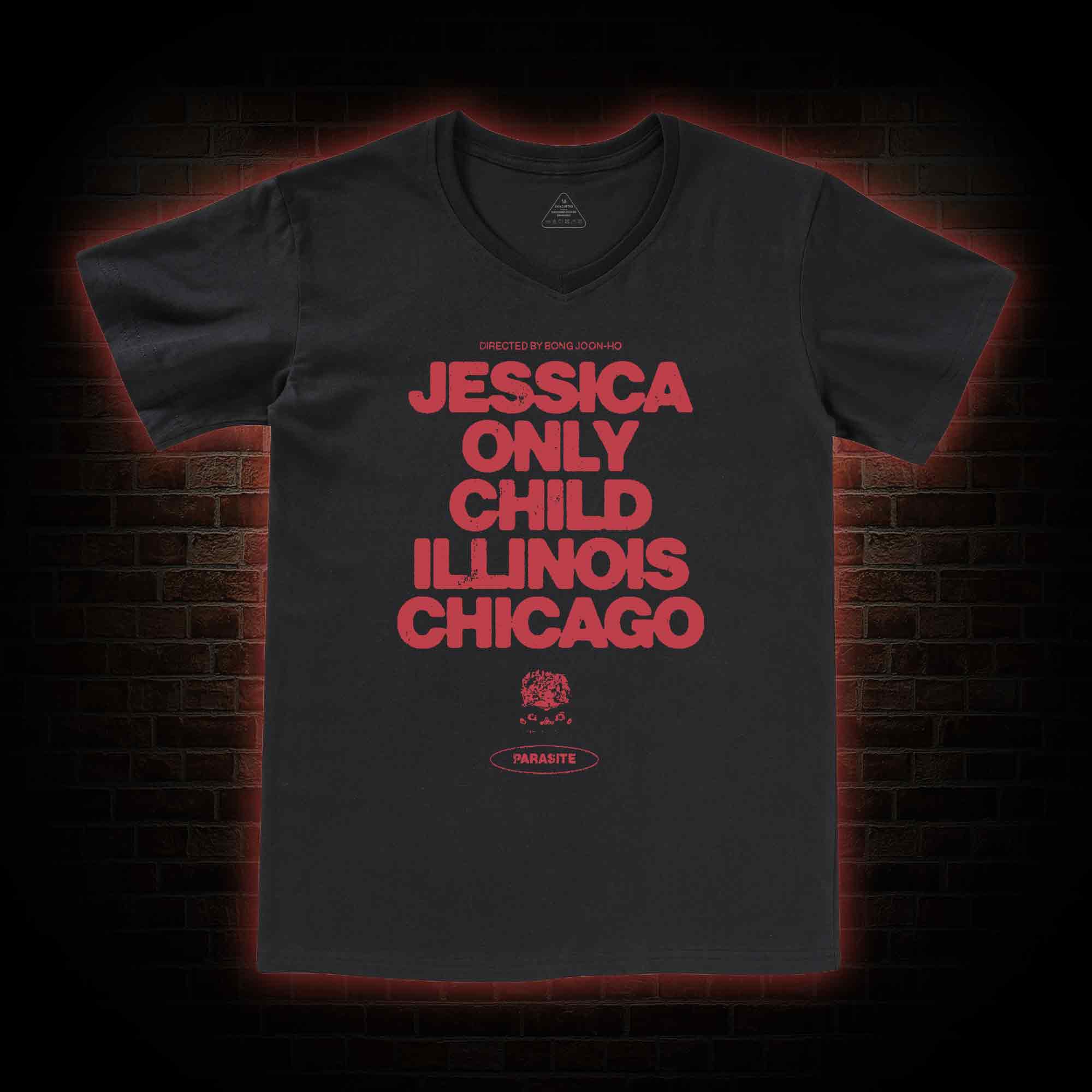 Jessica Only Child V-Neck Classic T-Shirt