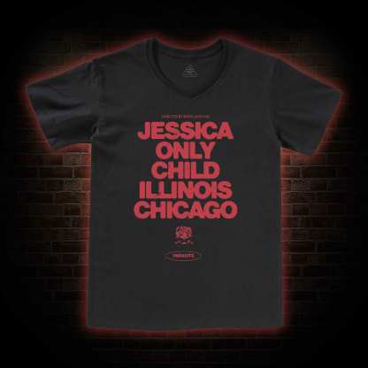 Jessica Only Child V-Neck Classic T-Shirt