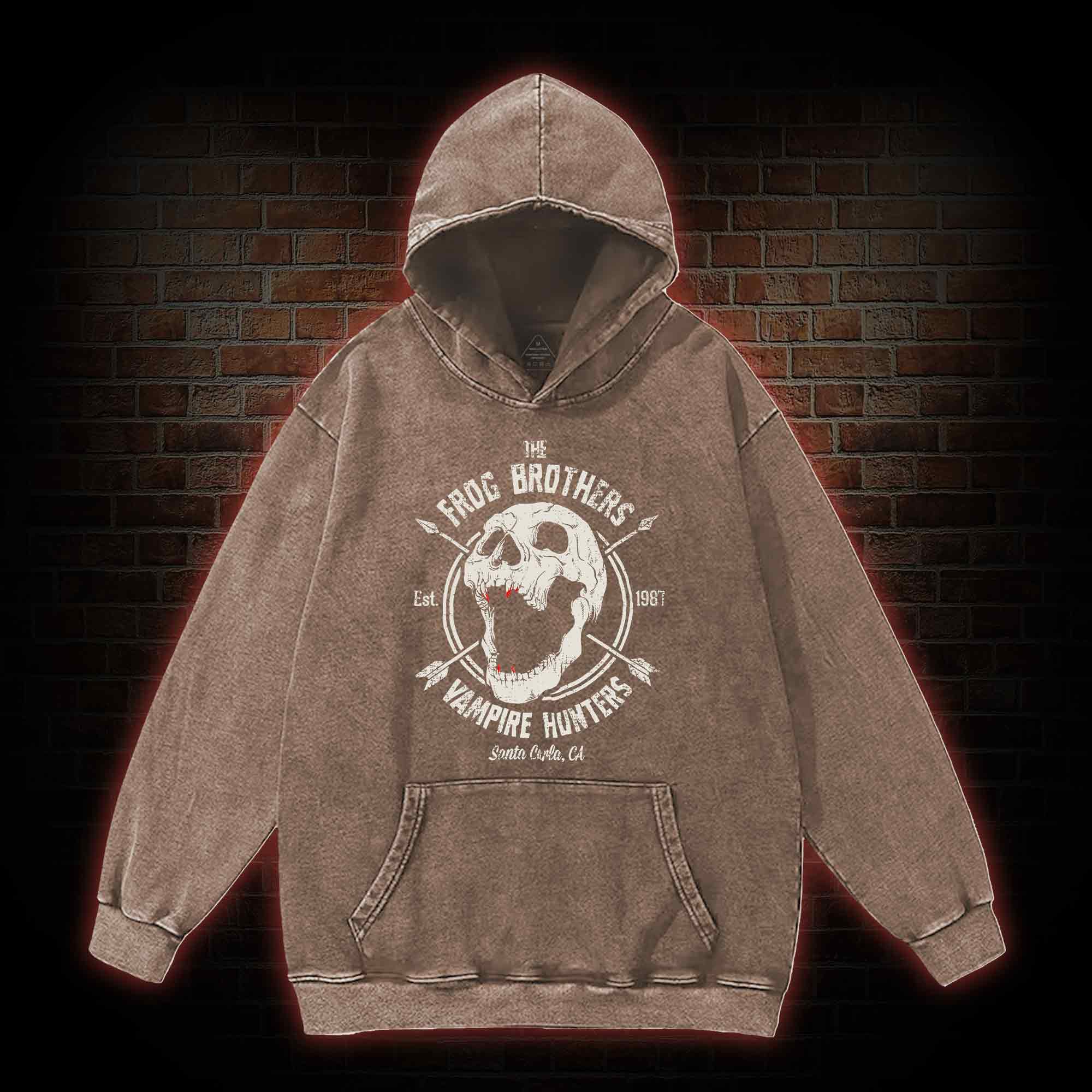 Vampire Hunters Washed Hoodie