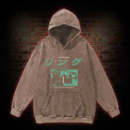 Cursed Videotape Washed Hoodie