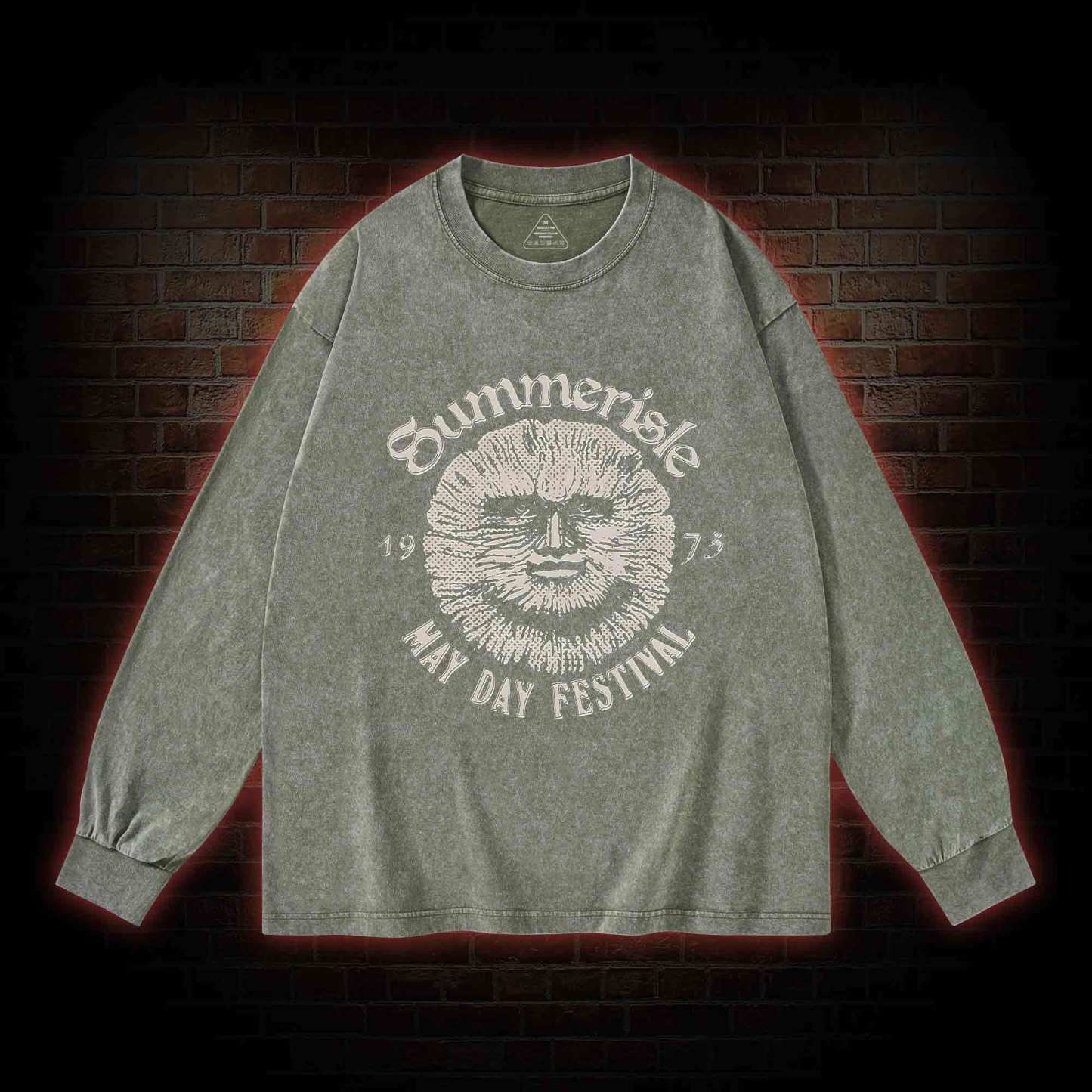 May Day Festival Washed Long-Sleeve T-shirt