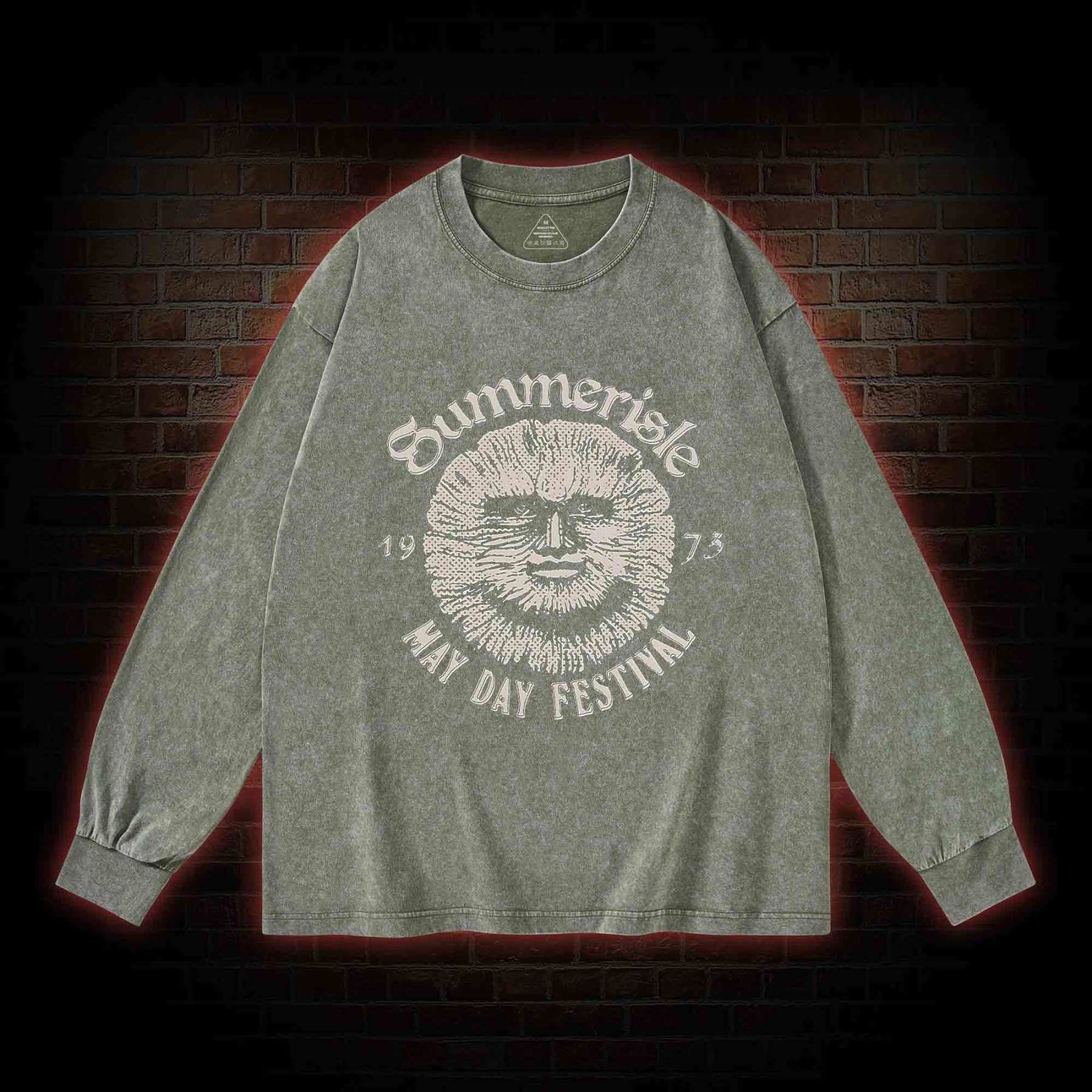 May Day Festival Washed Long-Sleeve T-shirt