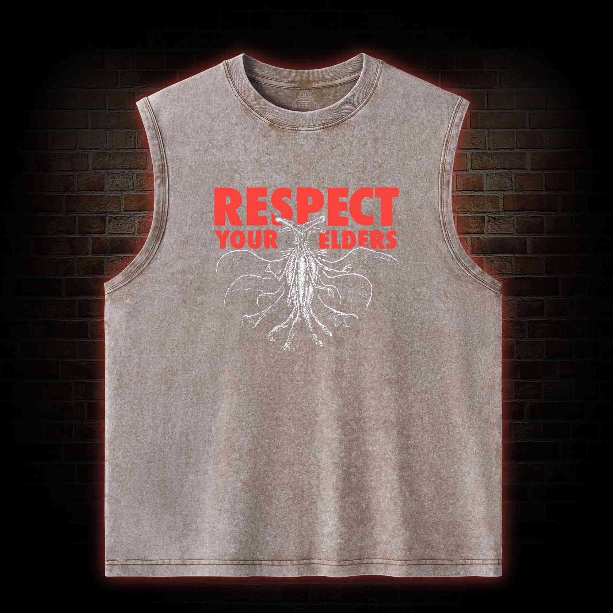 Respect Your Elders Washed Tank Top