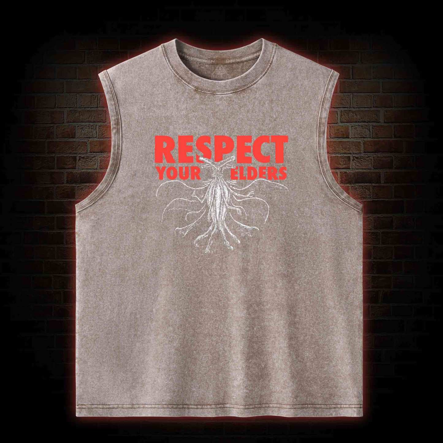 Respect Your Elders Washed Tank Top