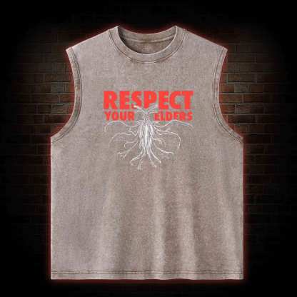 Respect Your Elders Washed Tank Top