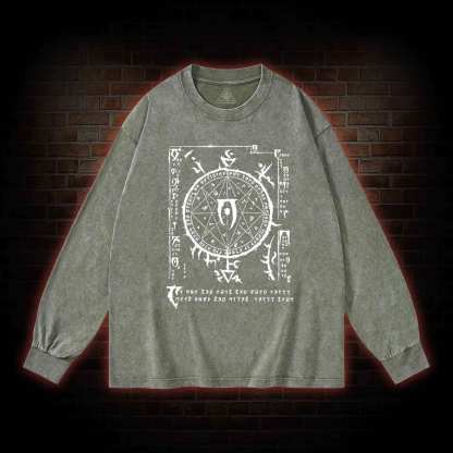 Mysterium Washed Long-Sleeve T-shirt