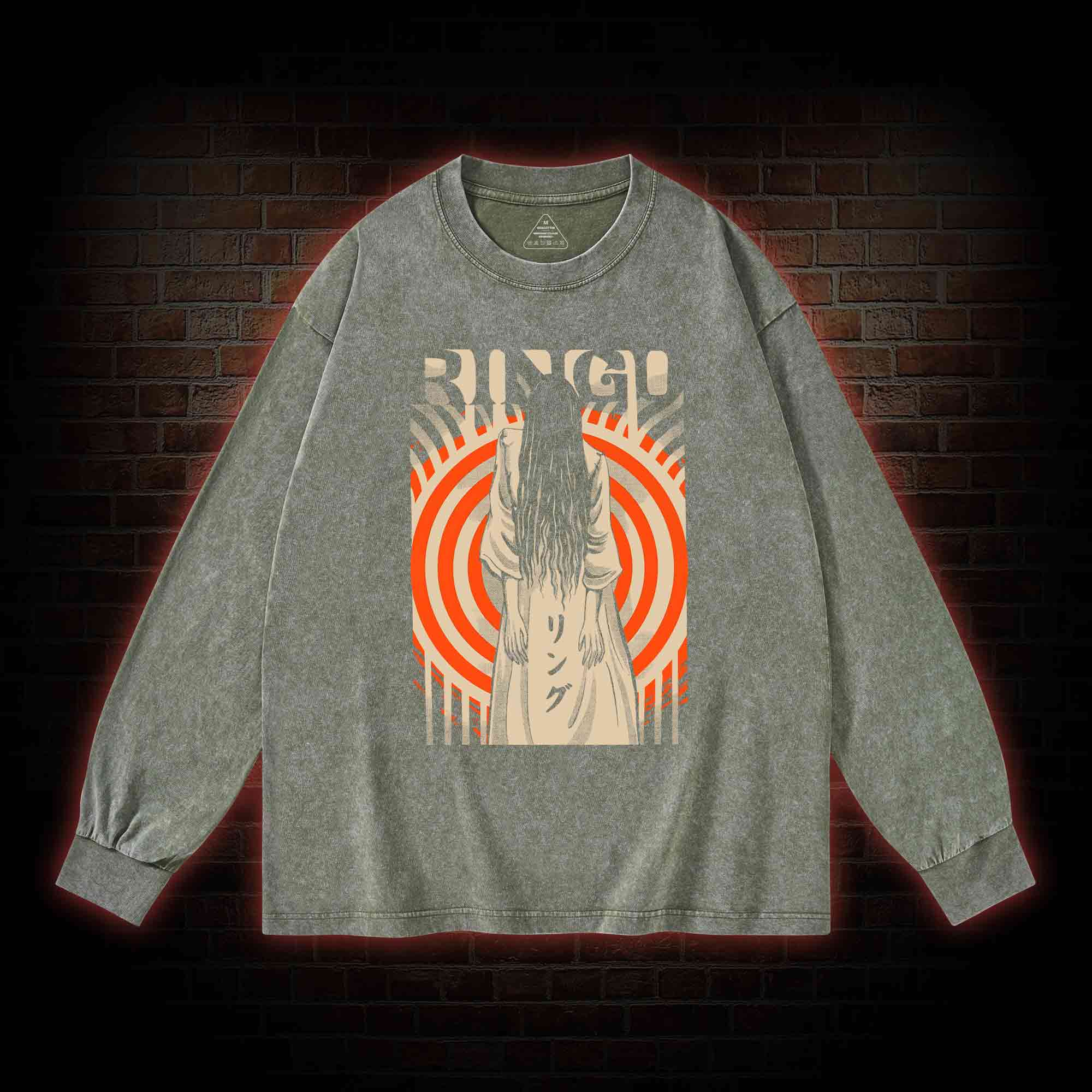 You Will Die in Seven Days Washed Long-Sleeve T-shirt