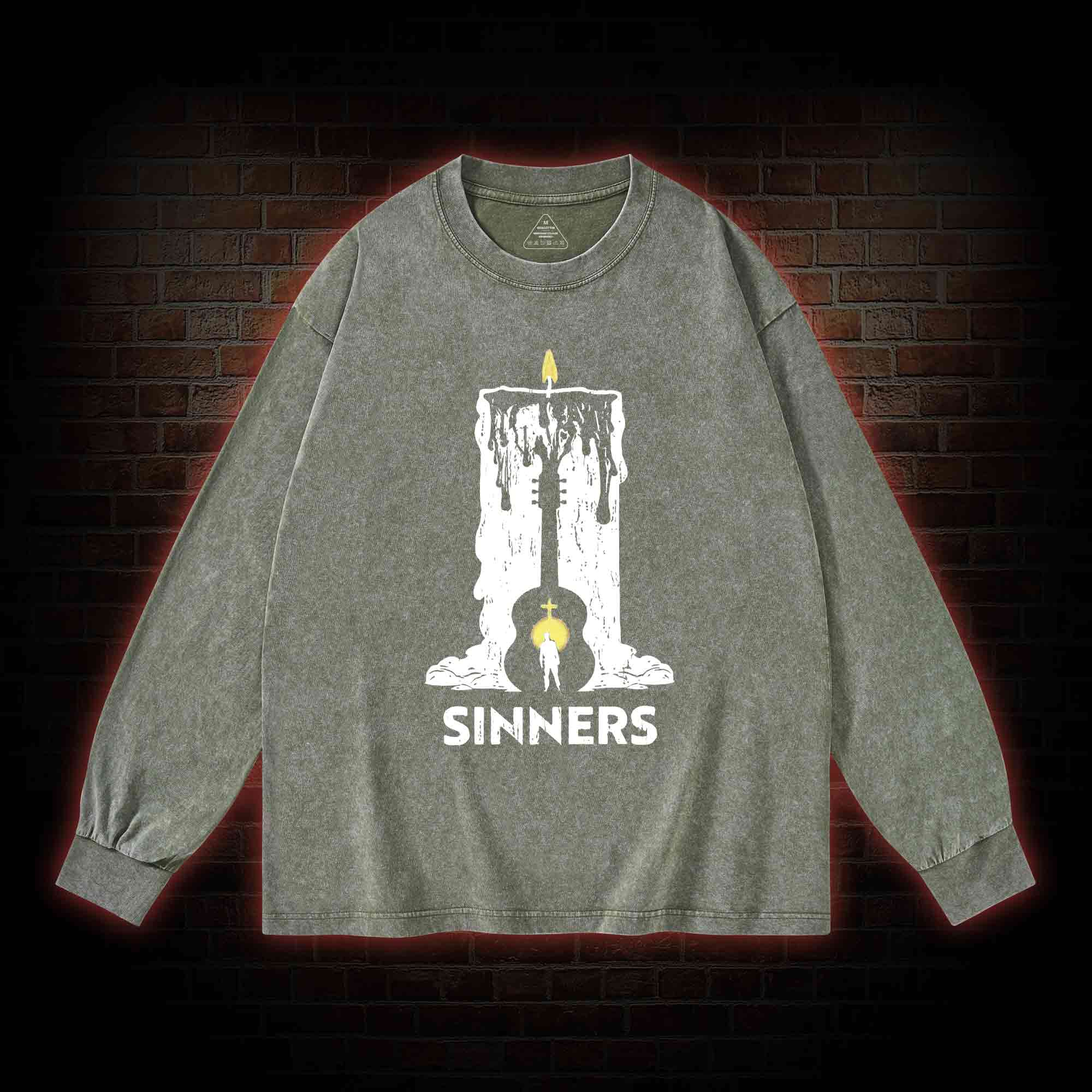 We Rule the Night Washed Long-Sleeve T-shirt