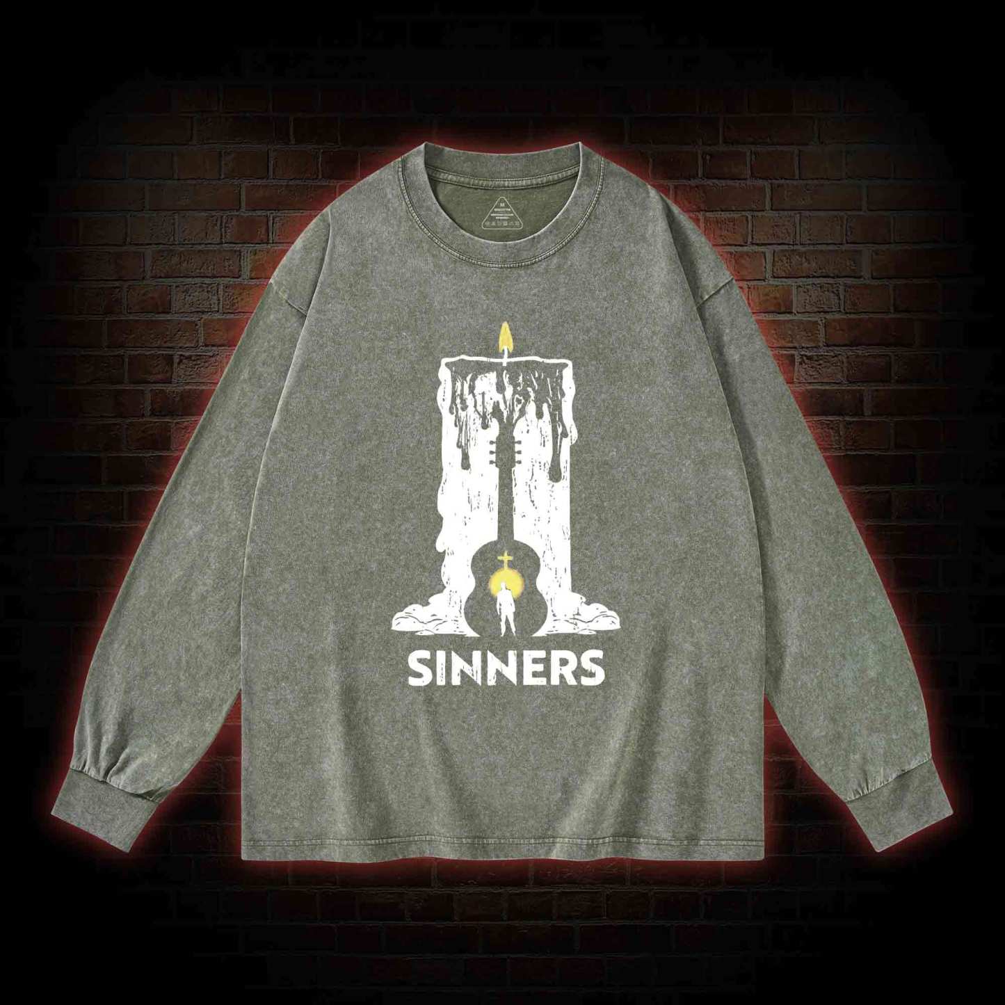 We Rule the Night Washed Long-Sleeve T-shirt