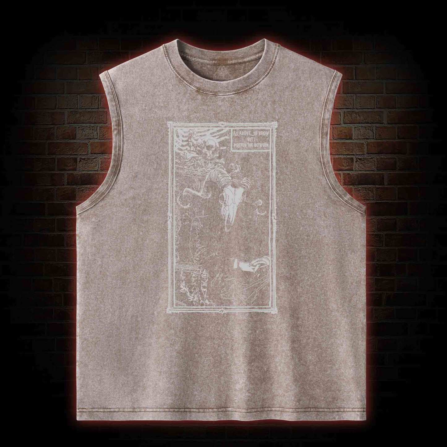 Rule in Hell Washed Tank Top