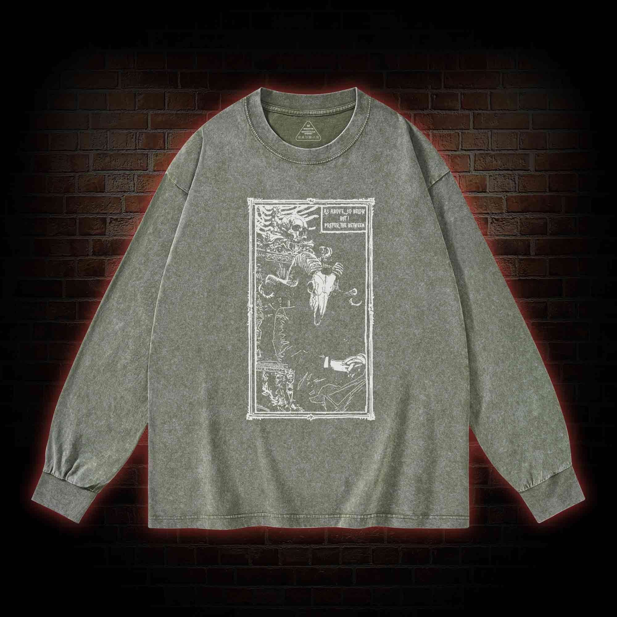 Rule in Hell Washed Long-Sleeve T-shirt