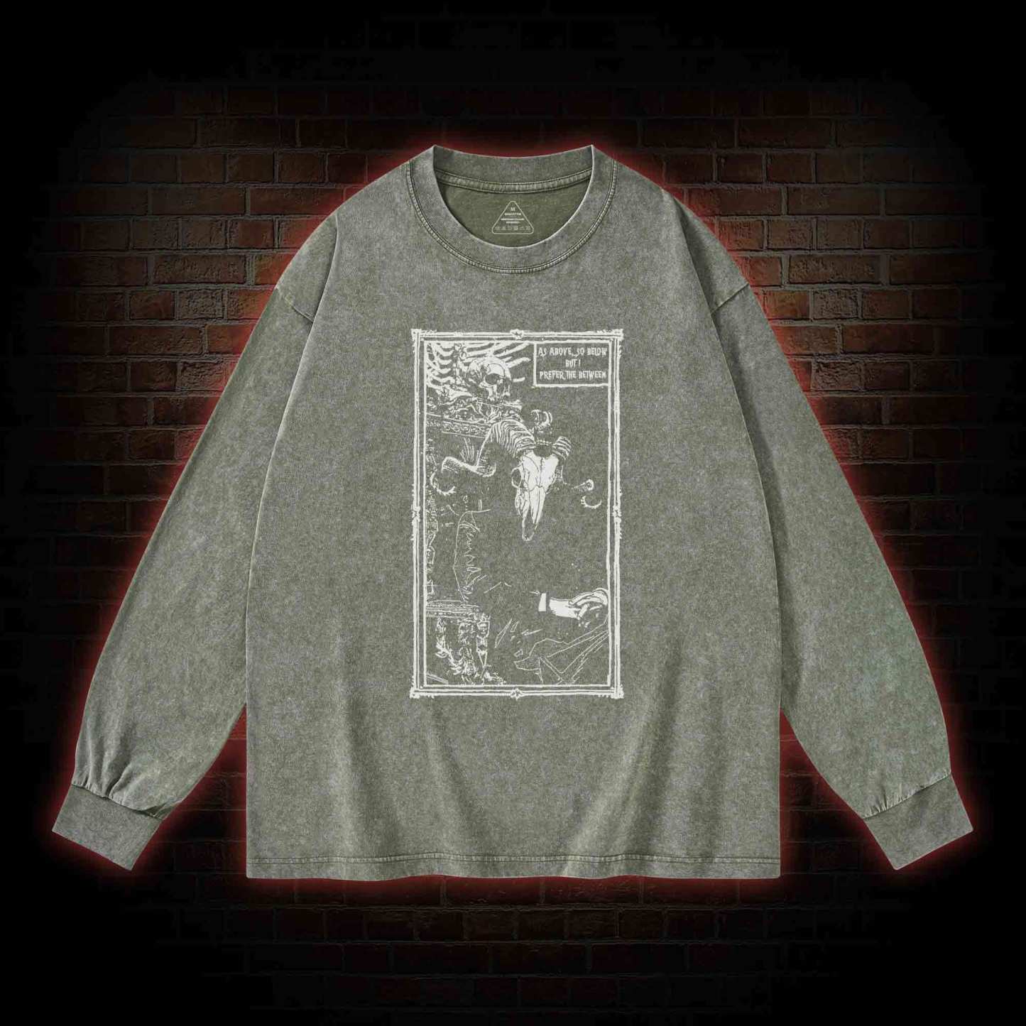 Rule in Hell Washed Long-Sleeve T-shirt